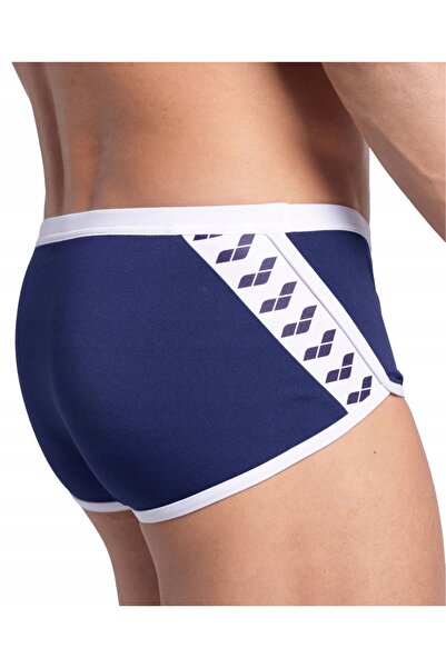 ARENA Slip de baie bărbați Icons Swim cu talie joasă, uni, bleumarin/ 100