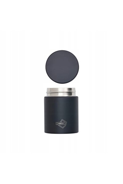 NO BRAND Termos de buzunar pentru alimente POKETLE charcoal gra