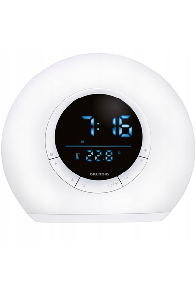 Grundig Radio cu baterii, radio FM, ceas cu alarmă 8711252270661