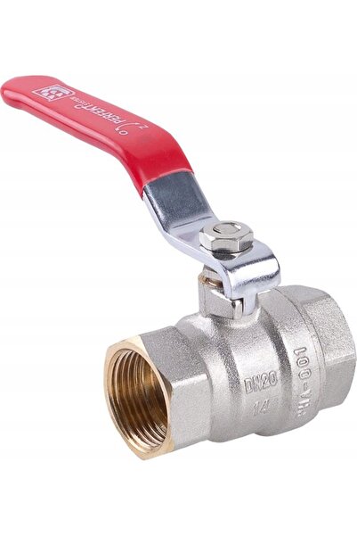 NO BRAND Robinet cu bilă KERK 6/4 "GW WW DN40 cu mâner din alamă masivă și re...