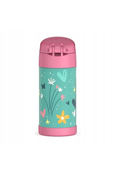 NO BRAND Cană termică etanșă pentru copii, cu pai, Thermos, 355 ml