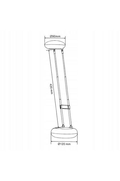 NO BRAND Lampă de birou LED AURORA 2,5W VO0355 VOLTENO