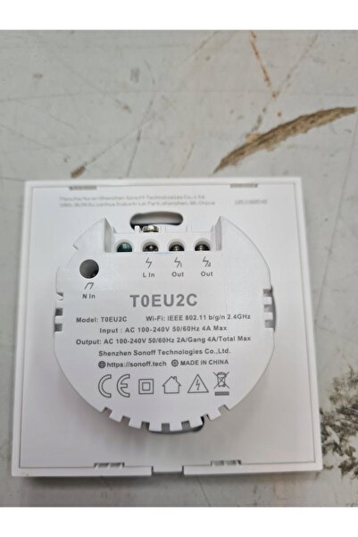 Sonoff Întrerupător tactil de lumină WiFi + RF 433 2K