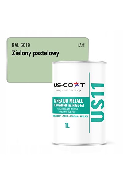 NO BRAND Vopsea pentru rugină anticorozivă protectoare 1L verde pastel RAL 60...