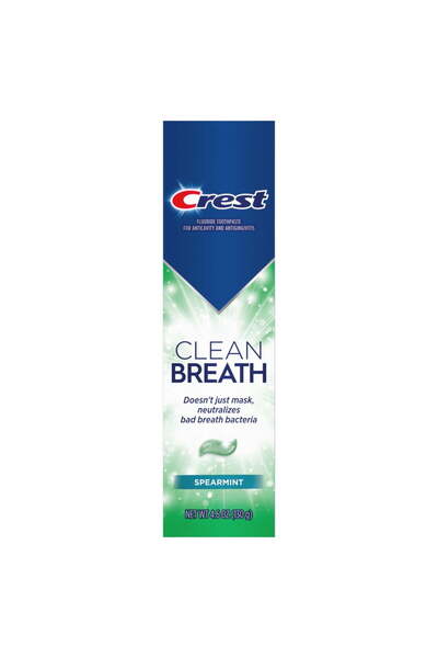Crest Clean Breath Spearmint Ağız Kokusuna Karşı Florürlü Diş Macunu 130 g