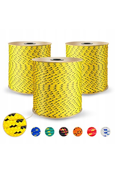 NO BRAND Frânghie din polipropilenă 4mm, împletită, universală, pentru naviga...
