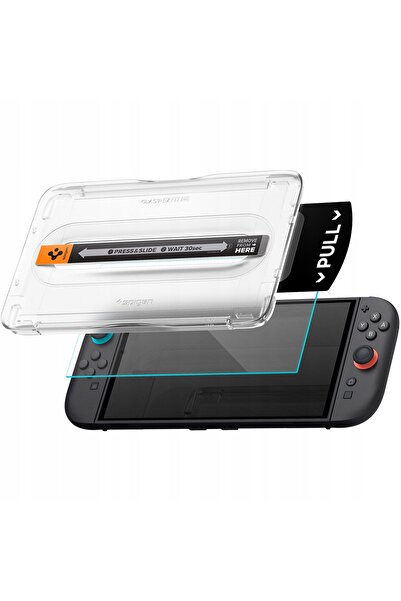 NO BRAND Sticlă securizată pentru Nintendo Switch 2, Spigen EZ Fit Pro 2-Pack...