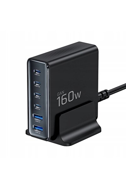 NO BRAND Încărcător de birou de 160W, USB-C de 160W, încărcător vertical pent...