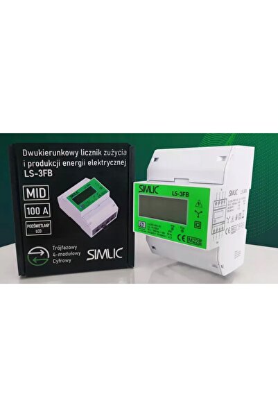 NO BRAND CONTOR DE ENERGIE DIGITAL SIMET 3F BIDIRECȚIONAL MID