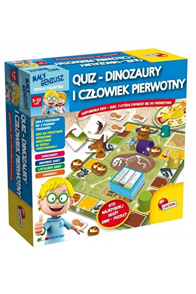 NO BRAND Lisciani Sunt un geniu Quiz cu dinozauri 54374