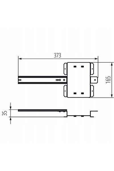 KANLUX ADAPTOR DE MONTARE PENTRU TABLĂ ELECTROTEHNICĂ KP-DB KMCCB200/250 DIN ...