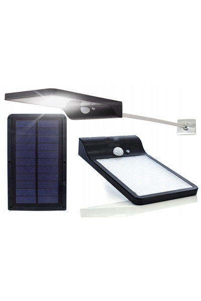 NO BRAND Proiector solar cu halogen de exterior LED + Senzor