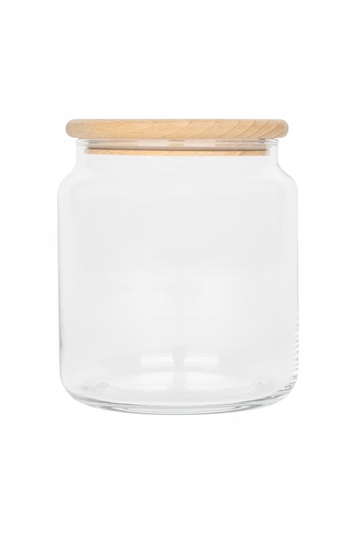 NO BRAND Recipient din sticlă pentru alimente și produse vrac, cu capac, 1080...