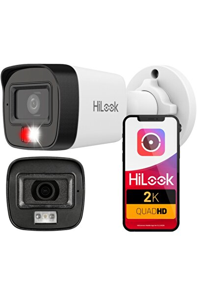 NO BRAND Cameră IP 4MP Hikvision HiLook IPC-B140HA-LUC de exterior PoE cu mic...