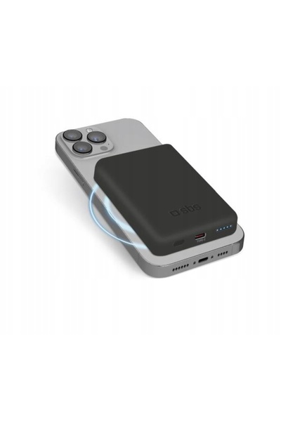 NO BRAND Powerbank SBS TEBB5000MAG1CK MagSafe 5000mAh 10W Negru