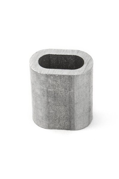NO BRAND Manșon de aluminiu Conector Clemă de cablu 10mm 20 bucăți