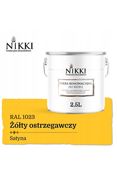 NO BRAND Vopsea pentru dulapuri de bucătărie Galben Avertizare RAL1023 Satina...