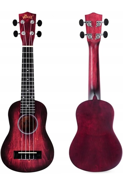 NO BRAND UKULELE SOPRANO 21 inch KIT DE ÎNCEPĂTORI PENTRU COPII ROȘU