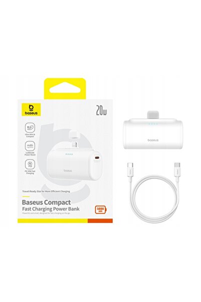 Baseus Baterie externă rapidă, ușoară și compactă pentru iPhone Lightning 500...