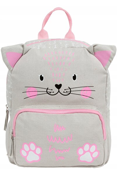 Kidea Rucsac pentru grădiniță pentru fete, pentru preșcolari, Canvas Cat