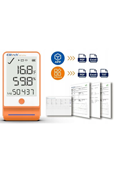 NO BRAND Termo-higrometru Bluetooth Înregistrator Temperatură Umiditate Aplic...