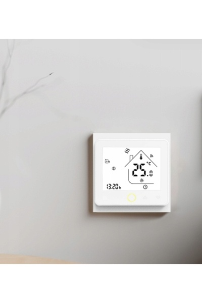 NO BRAND Termostat de cameră cu control temperatură WIFI 16A BHT-002