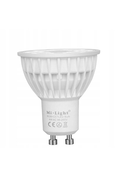 NO BRAND Bec LED MiLight FUT103 GU10 4W RGB+CCT inteligent, cu control pe zon...