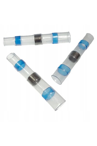 NO BRAND Terminal termocontractabil cu cositor pentru cablu de 2,5 mm², 100 b...