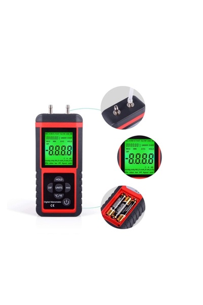 NO BRAND Manometru digital cu MCU pe 32 de biți, ADC pe 24 de biți, precizie ...