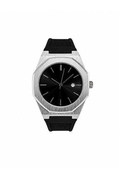 Aybars Erkek Kol Saati, Plastik Kordon, Siyah Kadran Quartz Analog Bilek Saati
