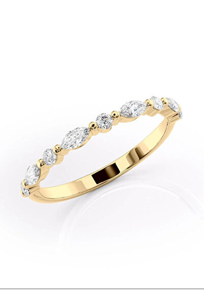 Choice7 9 2MM Golden oval Shestyle 925 Sterling Silver Simplicity Classic Zir...