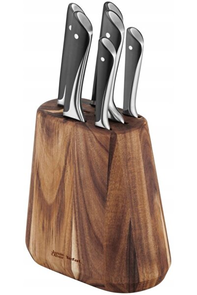 TEFAL Bloc de cuțite Jamie Oliver din oțel inoxidabil 7el