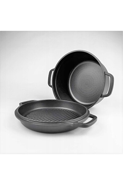 Maestro Oală + Tigaie grill 6.4L Aluminiu