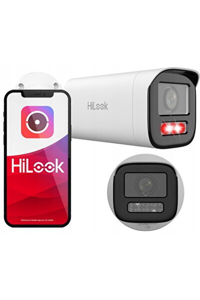 Hikvision Cameră IP HiLook de 6MPx IPC-B660HA-LZU Detecție MD 2.0 LED IR 50m