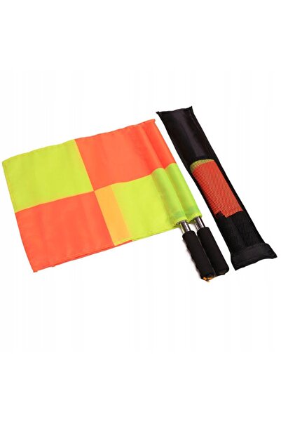 NO BRAND Kit arbitru fotbal: Cartonașe, Steaguri, Fluier. Ideal pentru arbitru.