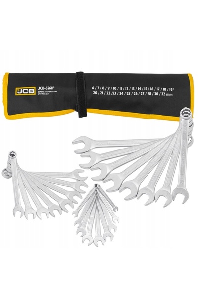 Jcb SET DE 25 CHEI PLATE ȘI CHEI TORX DIN OȚEL CRV 6-32 MM