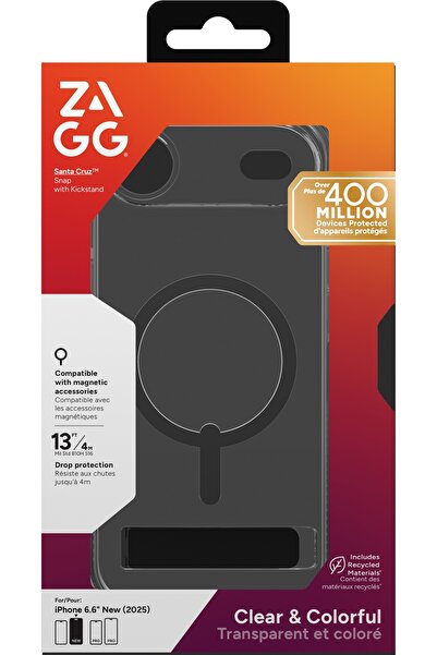 Zagg Husă SANTA CRUZ SNAP KS MAGSAFE pentru iPhone Air Z cu suport și protecție