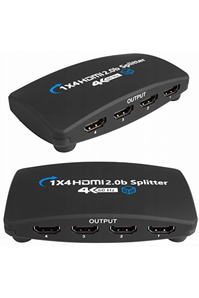 NO BRAND Splitter HDMI 2.0 1x4 UHD 4K HDCP 2.2