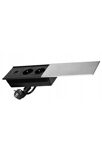 Orno SINK DOZĂ ÎNCASTRATĂ CU CAPAC GLISANT 2 USB-C + USB ARGINTIU