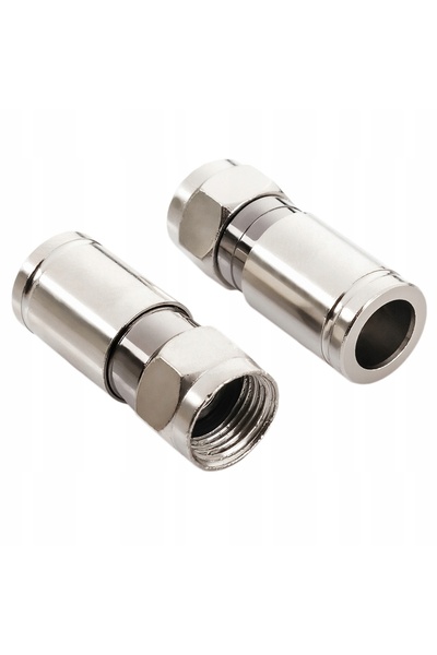 Spacetronik Mufă de compresie F TV-FC05 diametru ~6.5-7mm set 50 bucăți