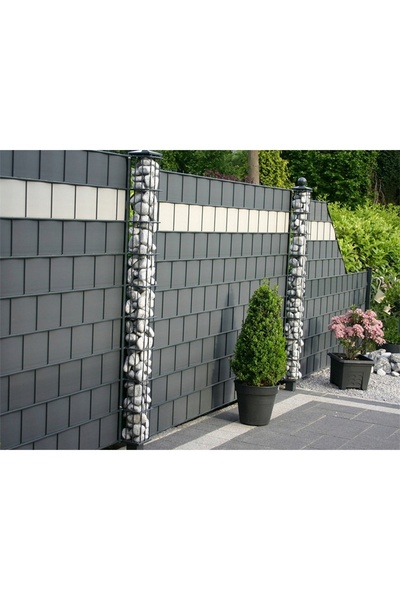 NO BRAND Bandă pentru gard 19x26 Polipropilenă Premium 1,2mm pentru panouri d...