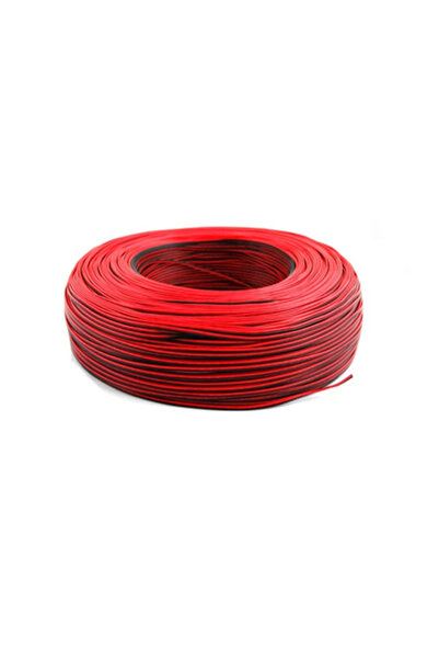 NO BRAND 100x Cablu pentru bandă LED, cu două fire, 0.35 mm, pe rolă