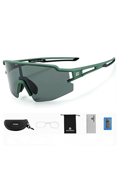 ROCKBROS Ochelari de ciclism sport polarizați UV400 VERDE