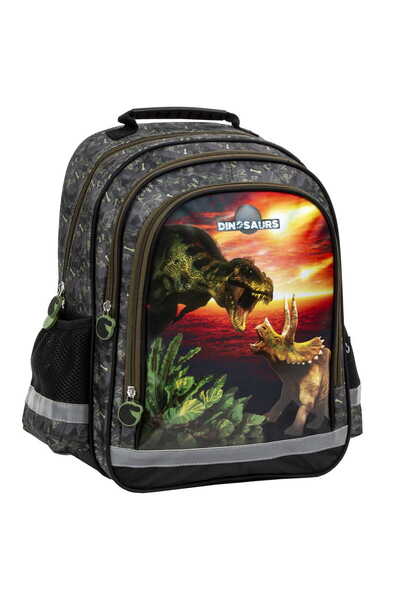 NO BRAND Rucsac școlar pentru băieți „Dinozaur”, clasele 1-3