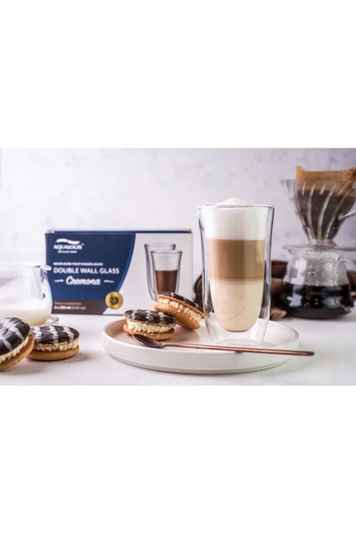 Aqualogis Pahare termice pentru Espresso, Latte și Ceai, 6 bucăți