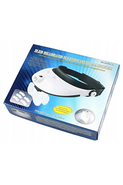 NO BRAND Lupă cu mărire 6x și 2x cu LED, Ochelari de mărire, Lupă de citit, L...