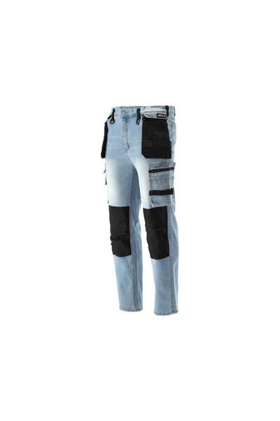 yato Pantaloni de lucru lungi BLUZONI ELASTICI ALBASTRI mărimea L/XL YT-79073