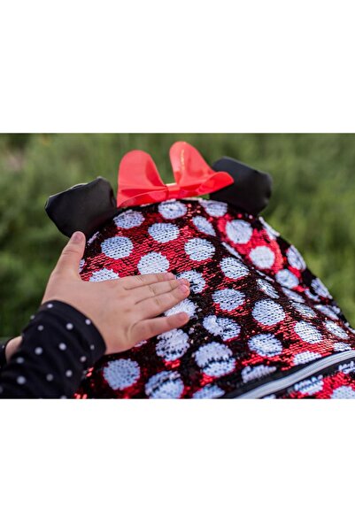 NO BRAND Rucsac Disney Minnie Mouse Drăguț Elegant cu Paiete 40 cm AP0007