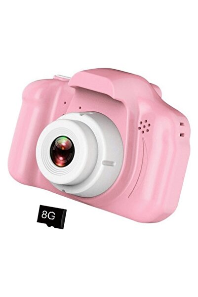 Genel Markalar Mini 1080P Çocuklar Için Dijital Fotoğraf Makinesi 8 gb Sd Kar...