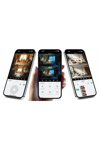 NO BRAND Cameră externă rotativă cu 3 lentile IP WIFI 2x2MP + 4MP LUXTORN